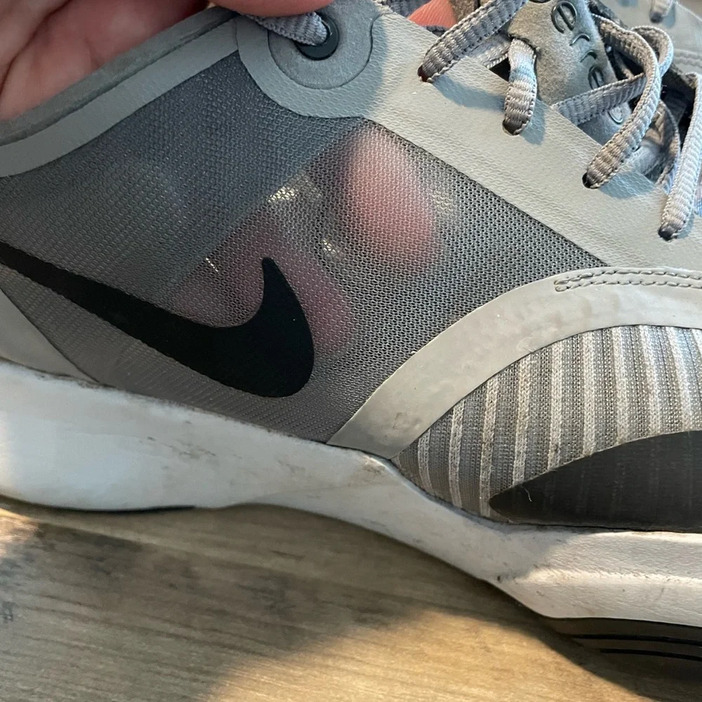 Nike Superrep Men’s 12 gray training running lace up mesh upper sneakers